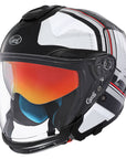 Unisex Motorcycle Helmet Lightweight ABS Dual Visor Aerodynamic Design 12