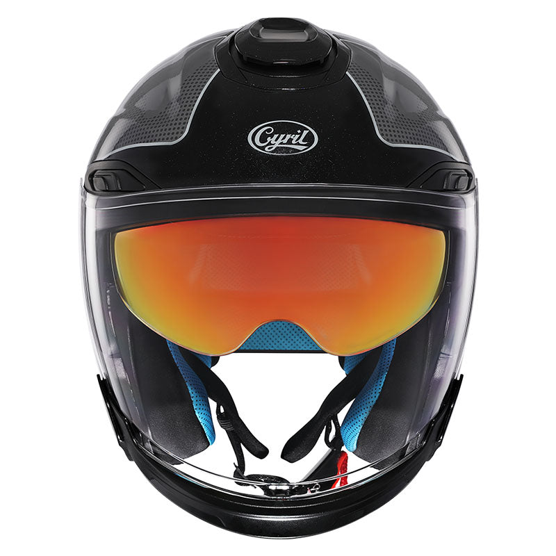 Unisex Motorcycle Helmet Lightweight ABS Dual Visor Aerodynamic Design 2