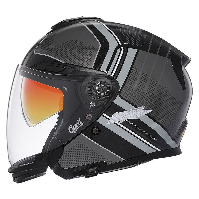Unisex Motorcycle Helmet Lightweight ABS Dual Visor Aerodynamic Design 3