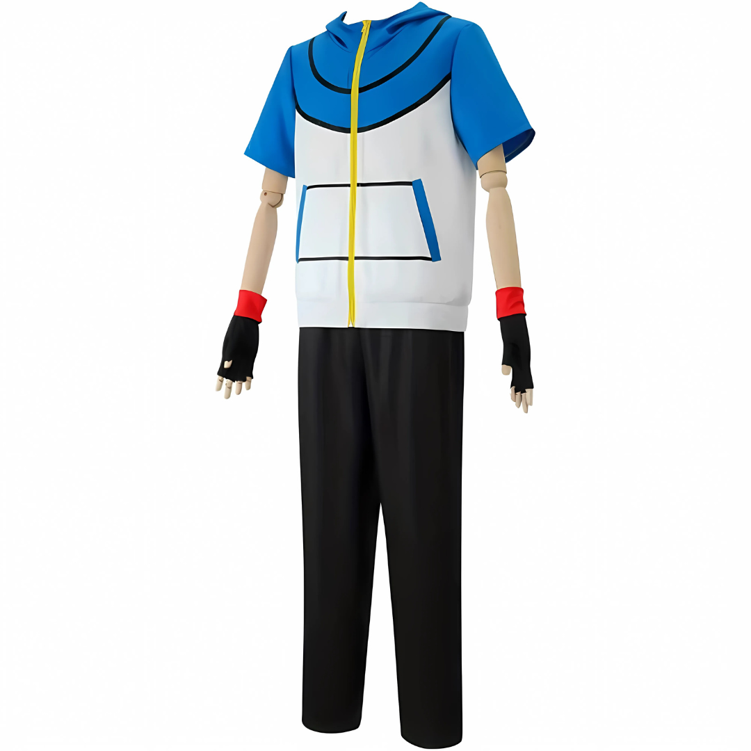 Unisex Short Sleeve Halloween Anime Costume Set | With Hat 1