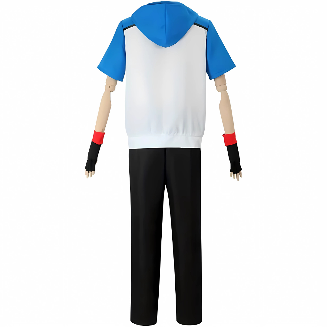 Unisex Short Sleeve Halloween Anime Costume Set | With Hat 2