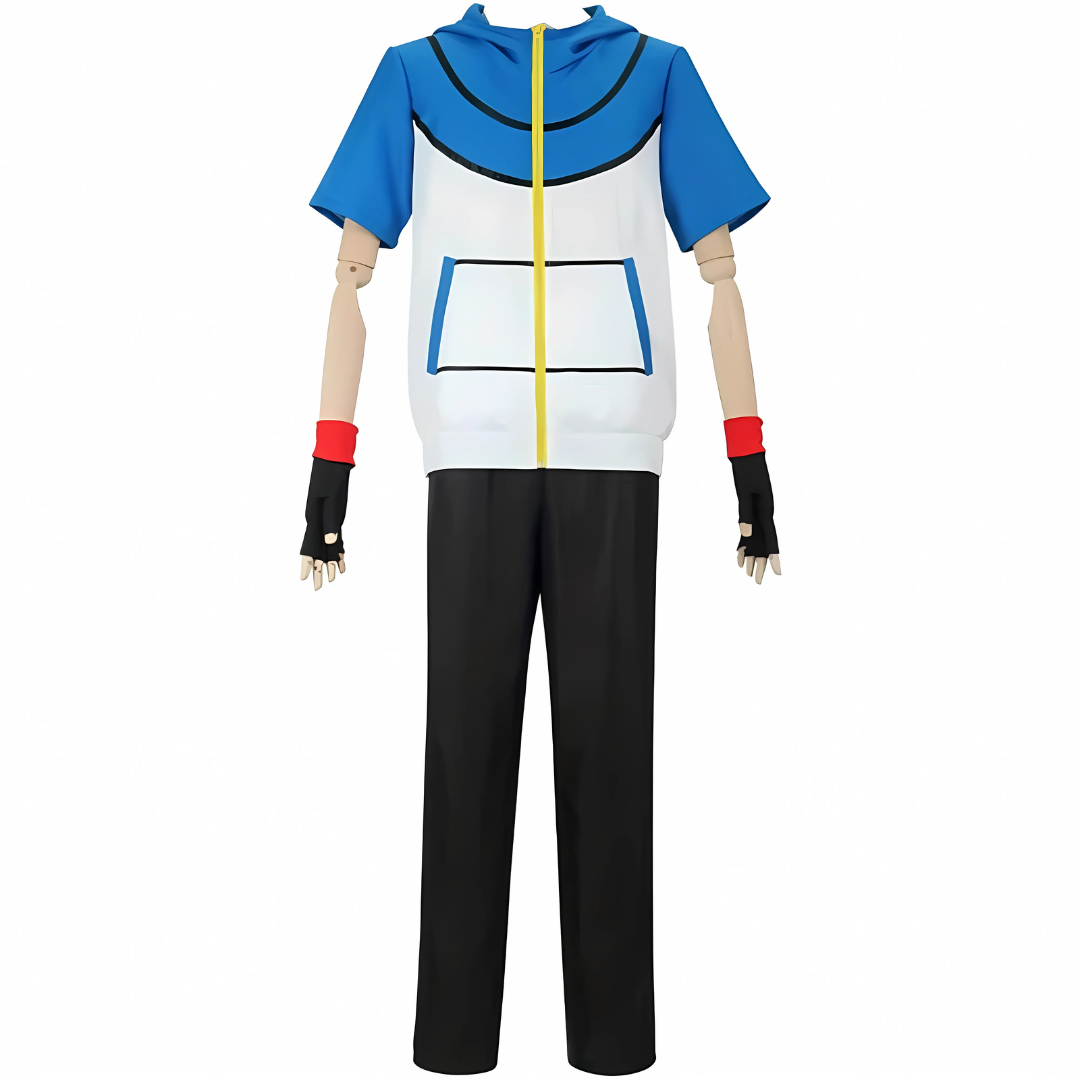 Unisex Short Sleeve Halloween Anime Costume Set | With Hat 3