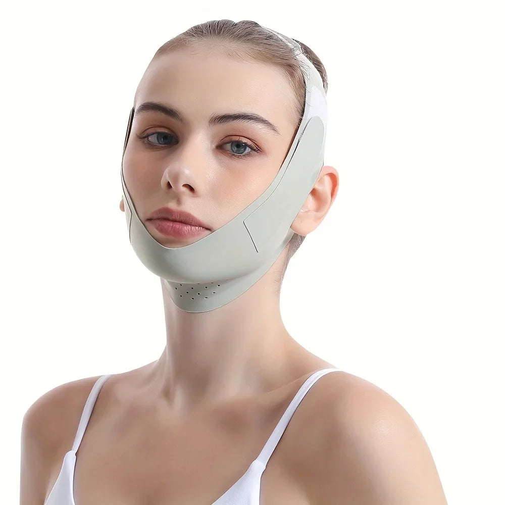 Unisex V-Line Shaper Face Mask Breathable Ice Silk for Jawline Contouring 1