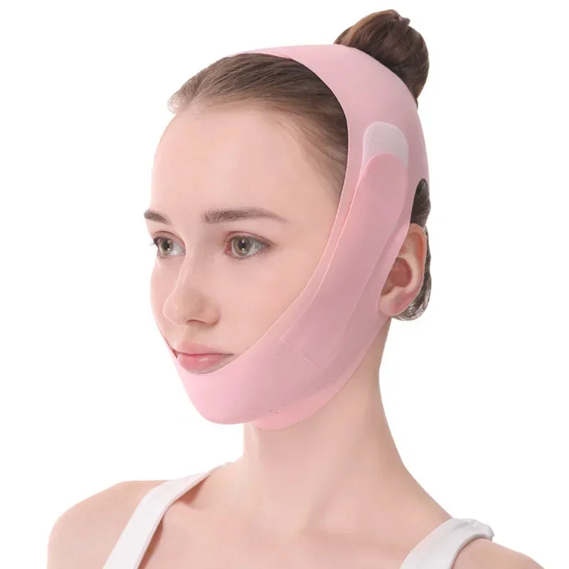 Unisex V-Line Shaper Face Mask Breathable Ice Silk for Jawline Contouring 2