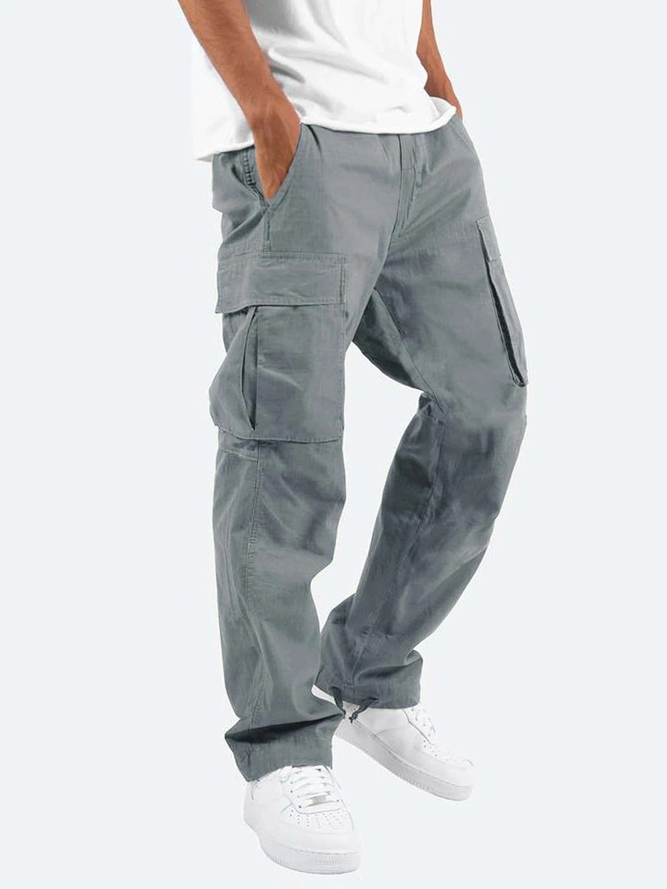 UtilityFlex | Men’s Relaxed Fit Cargo Pants with Multi-Pocket Design 1
