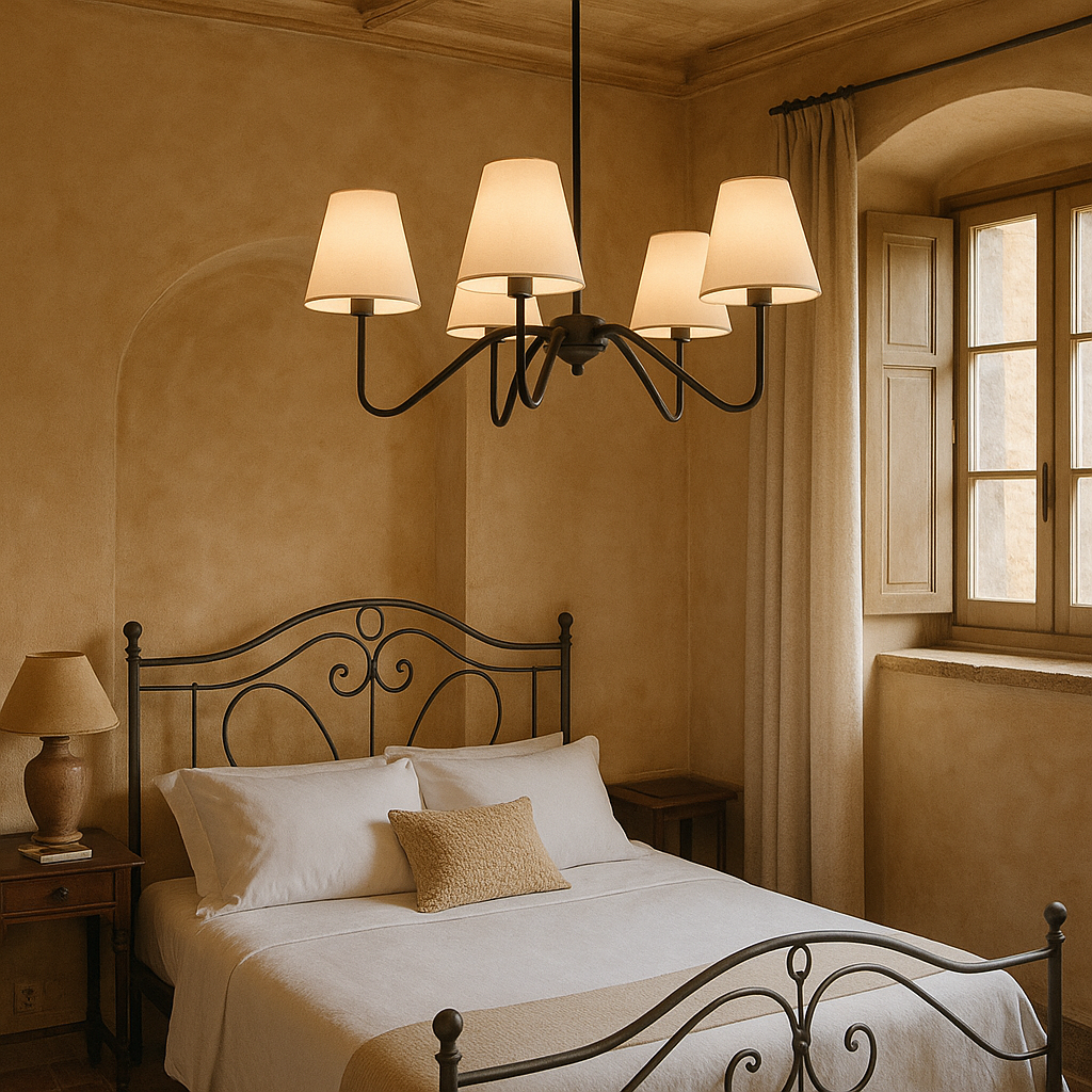 Valenor | Minimalist Silk Chandelier for Bedroom Spaces 1