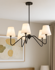 Valenor | Minimalist Silk Chandelier for Bedroom Spaces 3