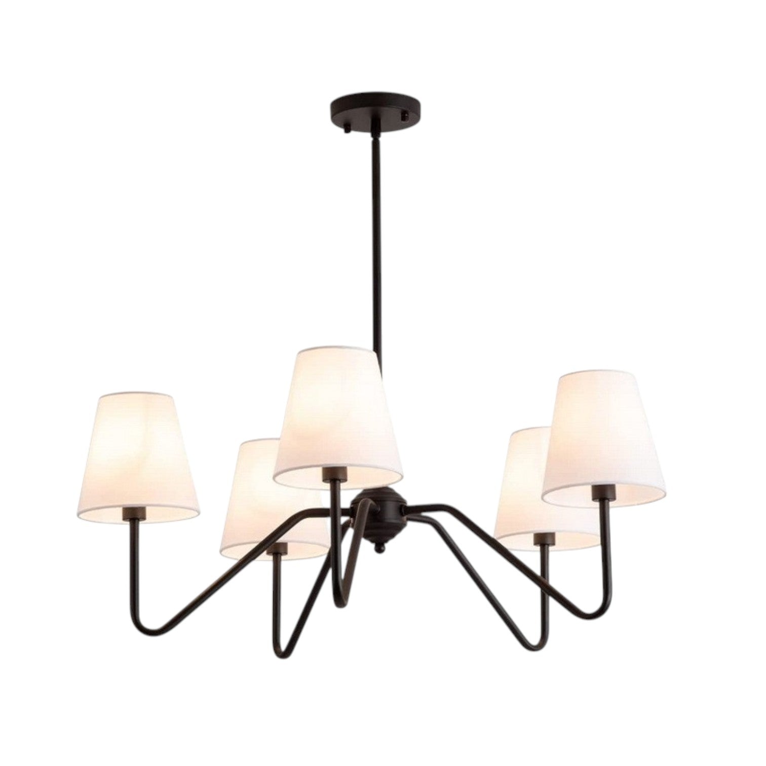 Valenor | Minimalist Silk Chandelier for Bedroom Spaces 4