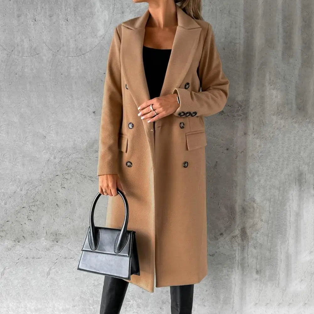 Valeria | Elegant Women's Long Trench Coat with Timeless Comfort 0