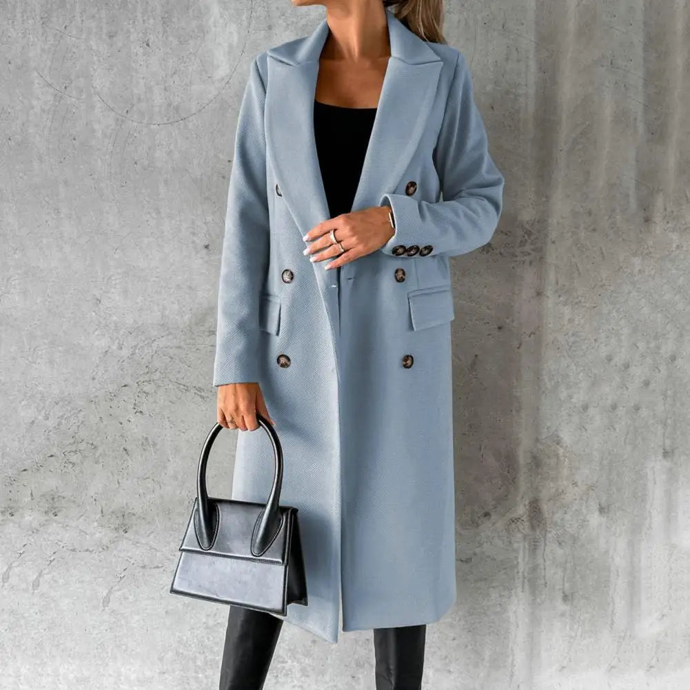 Valeria | Elegant Women's Long Trench Coat with Timeless Comfort 1