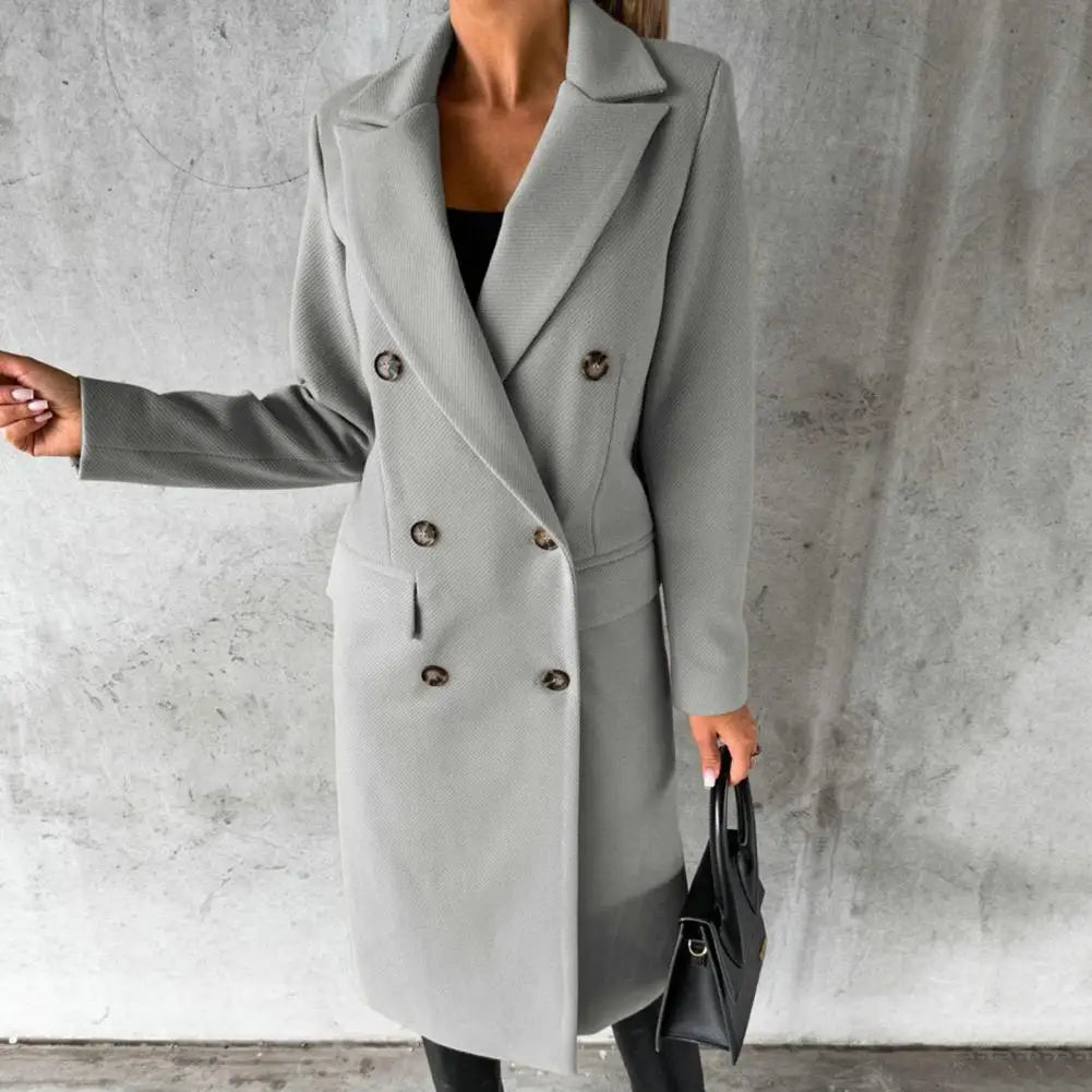 Valeria | Elegant Women's Long Trench Coat with Timeless Comfort 2