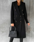 Valeria | Elegant Women's Long Trench Coat with Timeless Comfort 3