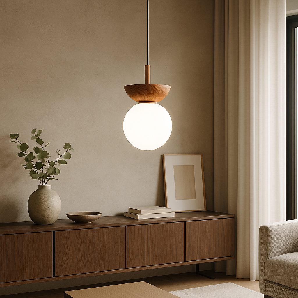 Valura | Classic Simplicity of Japandi Pendant Lamp - Natural Look 3