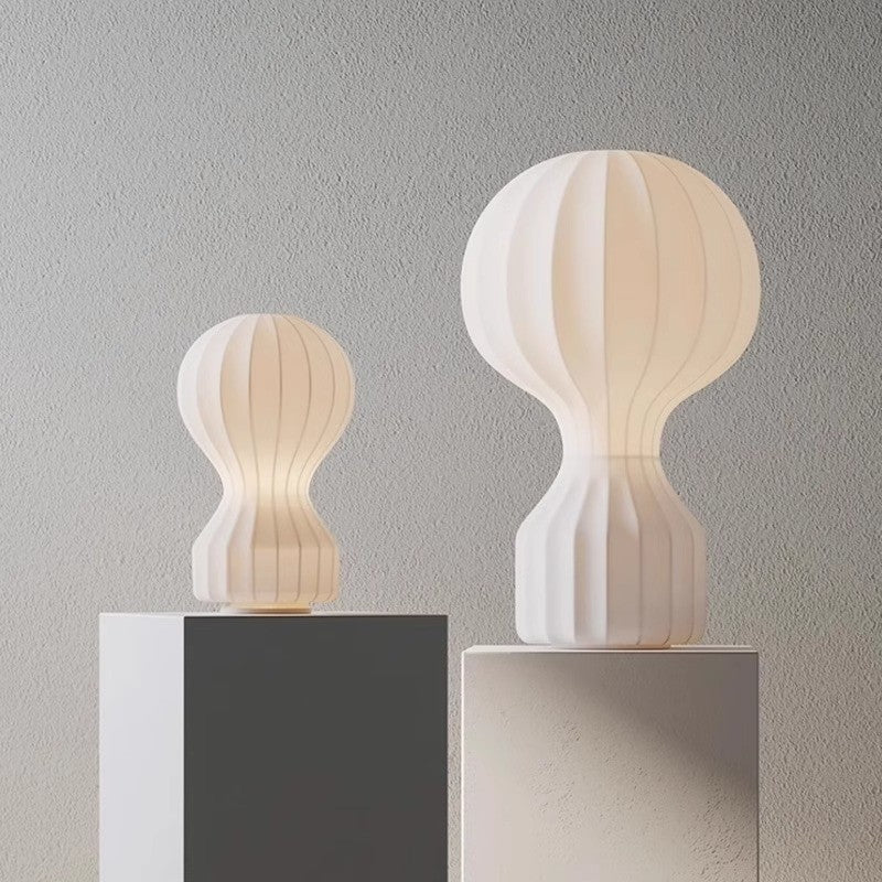 Velith | Modern Japanese Style Wabi Sabi Silk Table Lamp 3