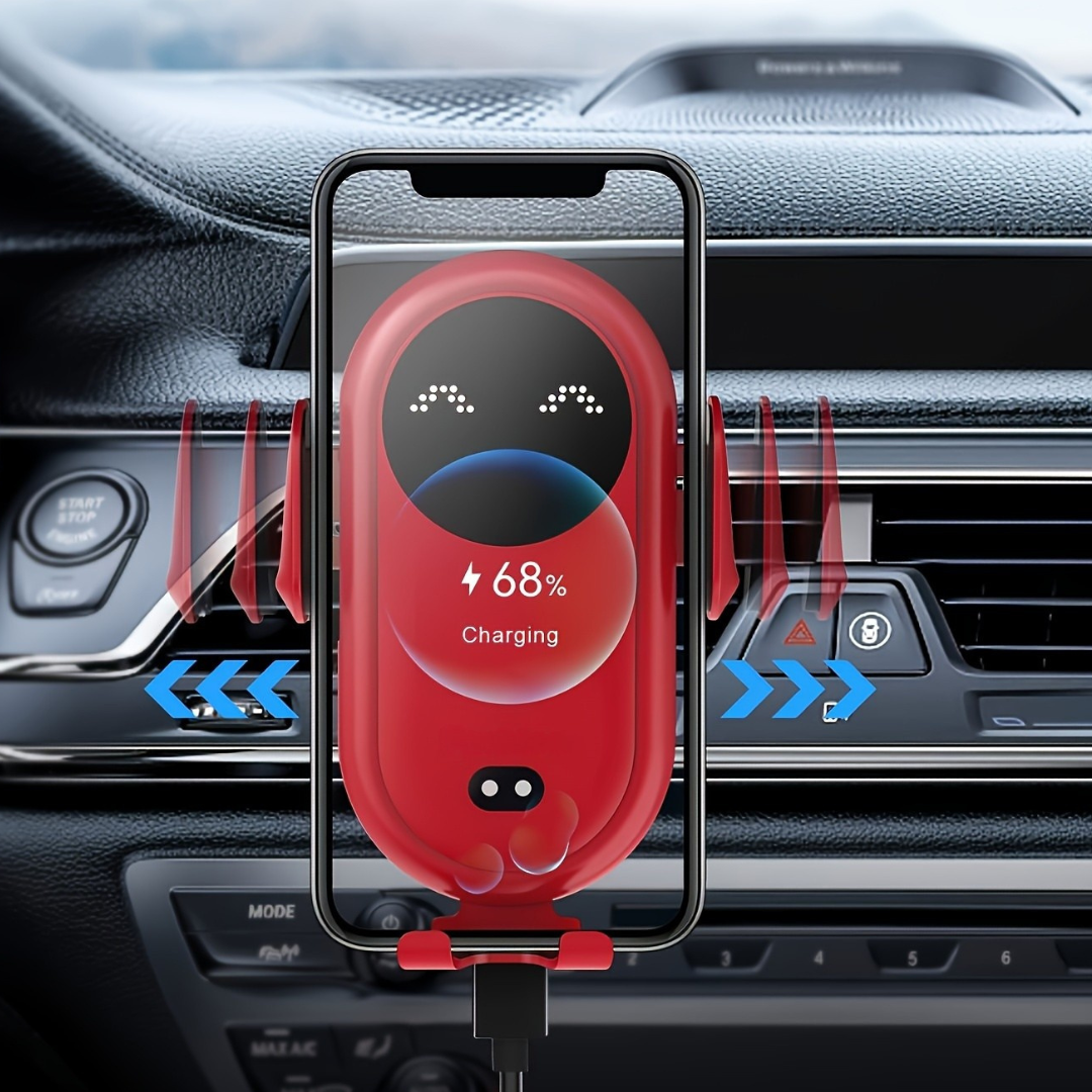 VeloCharge | Smart Wireless Car Phone Holder with Automatic Sensor 0