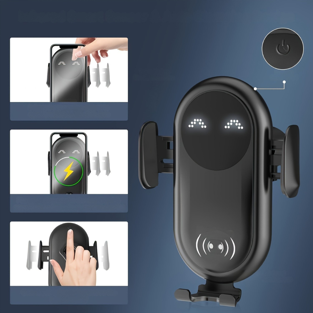 VeloCharge | Smart Wireless Car Phone Holder with Automatic Sensor 4