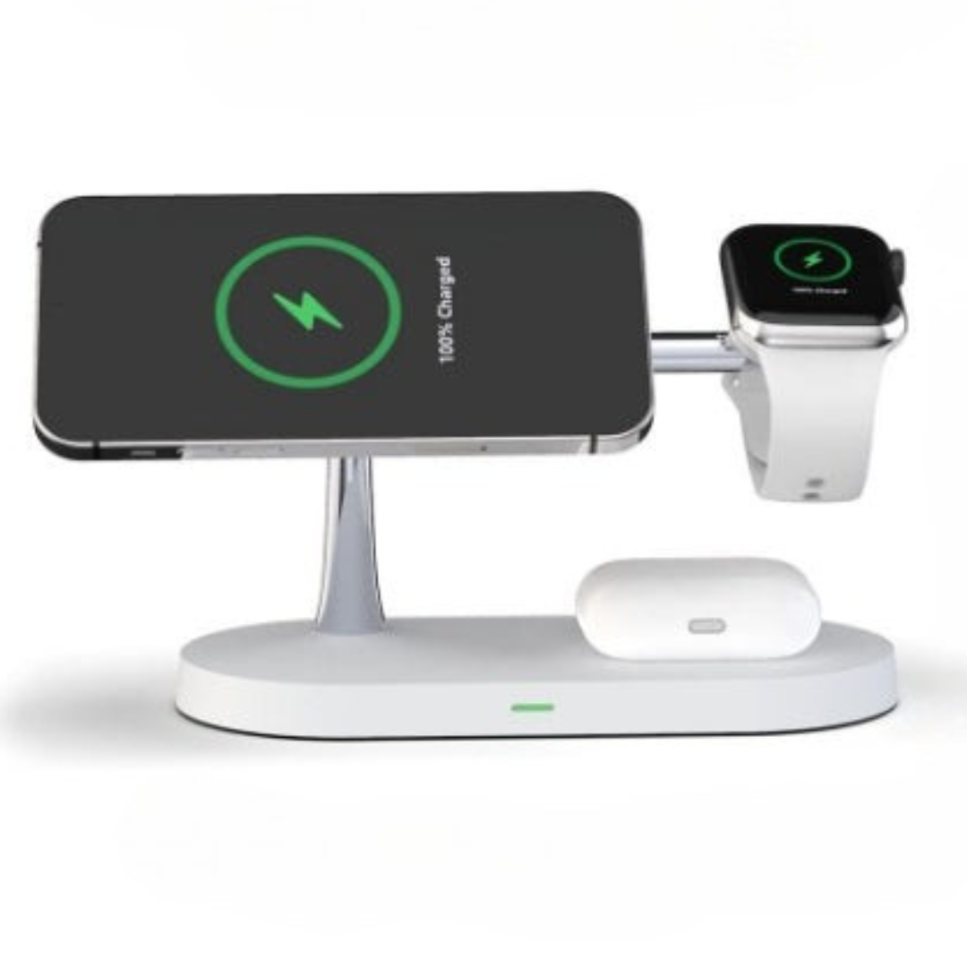 VeloCharge | Stylish Multi-Device Wireless Charging Station with LED Light 6