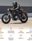 VeloSound | Premium Bluetooth Motorcycle Helmet Headset for Adventurers 3