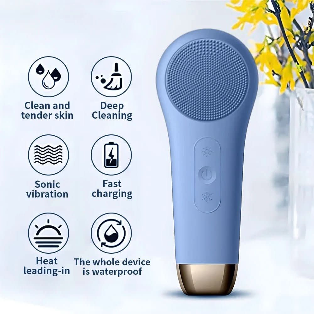Velura Glow | 3-in-1 Facial Brush for Deep Cleansing and Radiant Skin 4