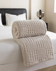 VelvetNest | Luxurious Soft Thick Waffle Jacquard Blanket 12