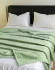 VelvetNest | Luxurious Soft Thick Waffle Jacquard Blanket 1
