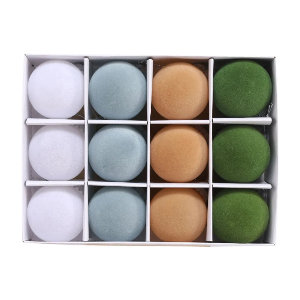 Velvet Ornaments | Flocked Christmas Ball 0