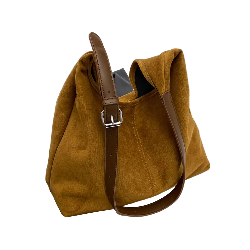 Versatile Suede Handbag | Adjustable Everyday Crossbody Bag for Women 0