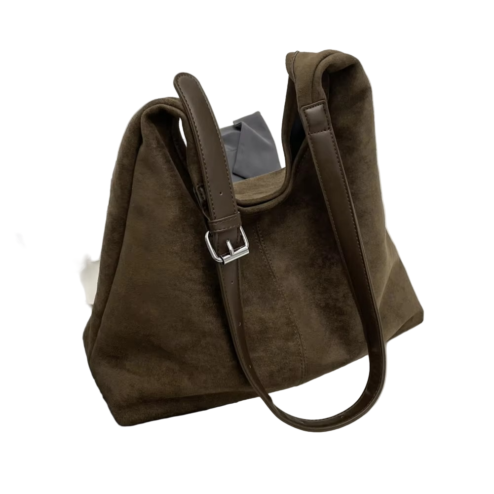 Versatile Suede Handbag | Adjustable Everyday Crossbody Bag for Women 1