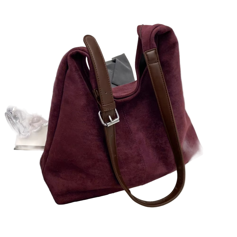 Versatile Suede Handbag | Adjustable Everyday Crossbody Bag for Women 2