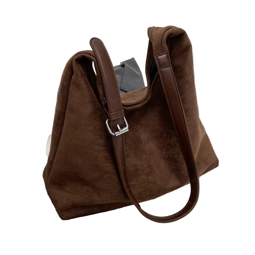 Versatile Suede Handbag | Adjustable Everyday Crossbody Bag for Women 3