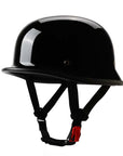 Vintage Half Face Motorcycle Helmet – ECE and DOT Approved, Removable Liner, Lightweight ABS, Enhanced Airflow, Quick-Release Buckle 1