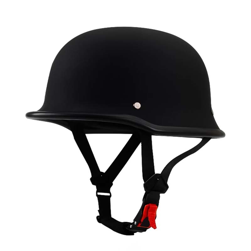 Vintage Half Face Motorcycle Helmet – ECE and DOT Approved, Removable Liner, Lightweight ABS, Enhanced Airflow, Quick-Release Buckle 8