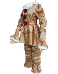 Vintage Long Sleeve Halloween Clown Costume | Ruffle Detail 0