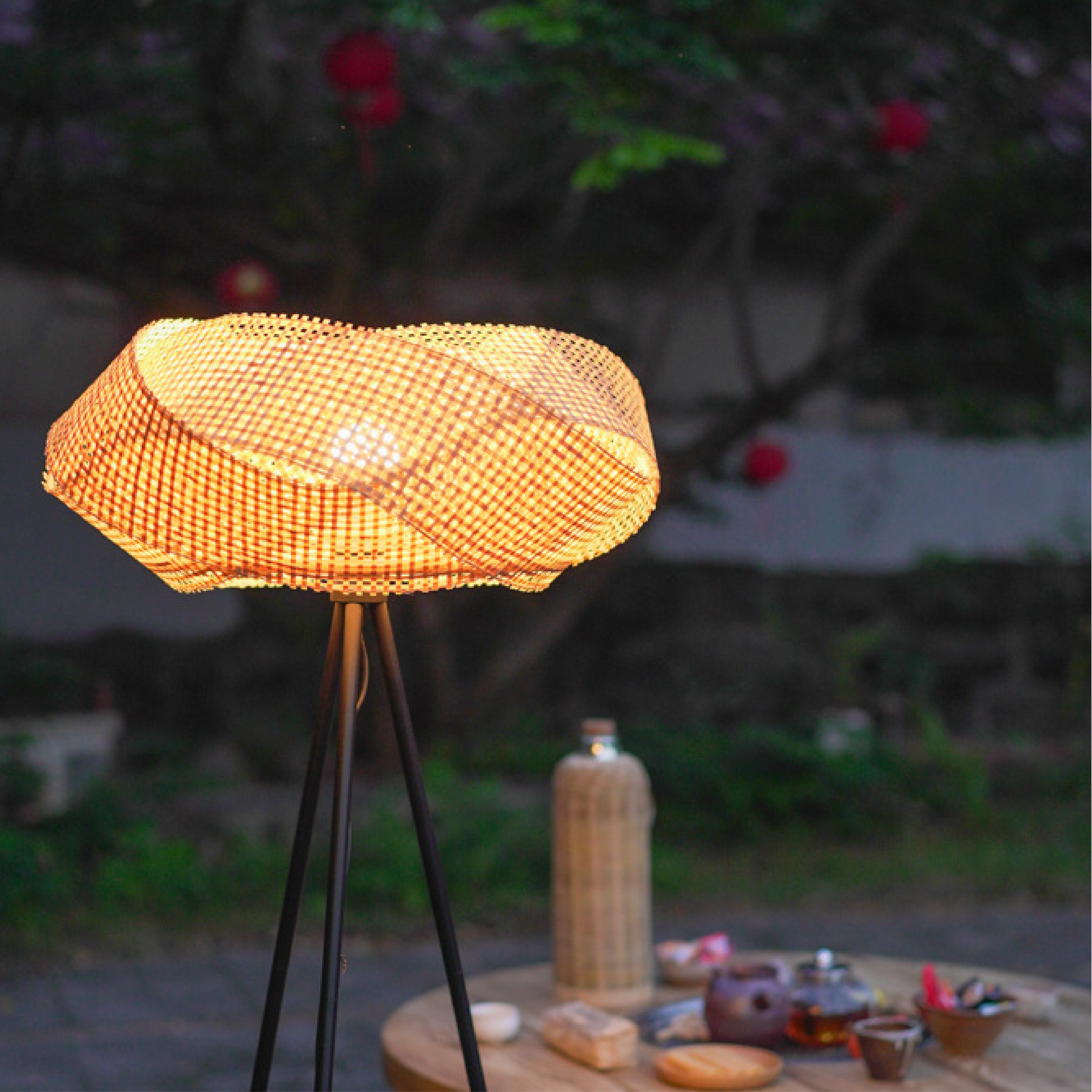 Vintra | Artistic Bamboo Floor Lamp 2