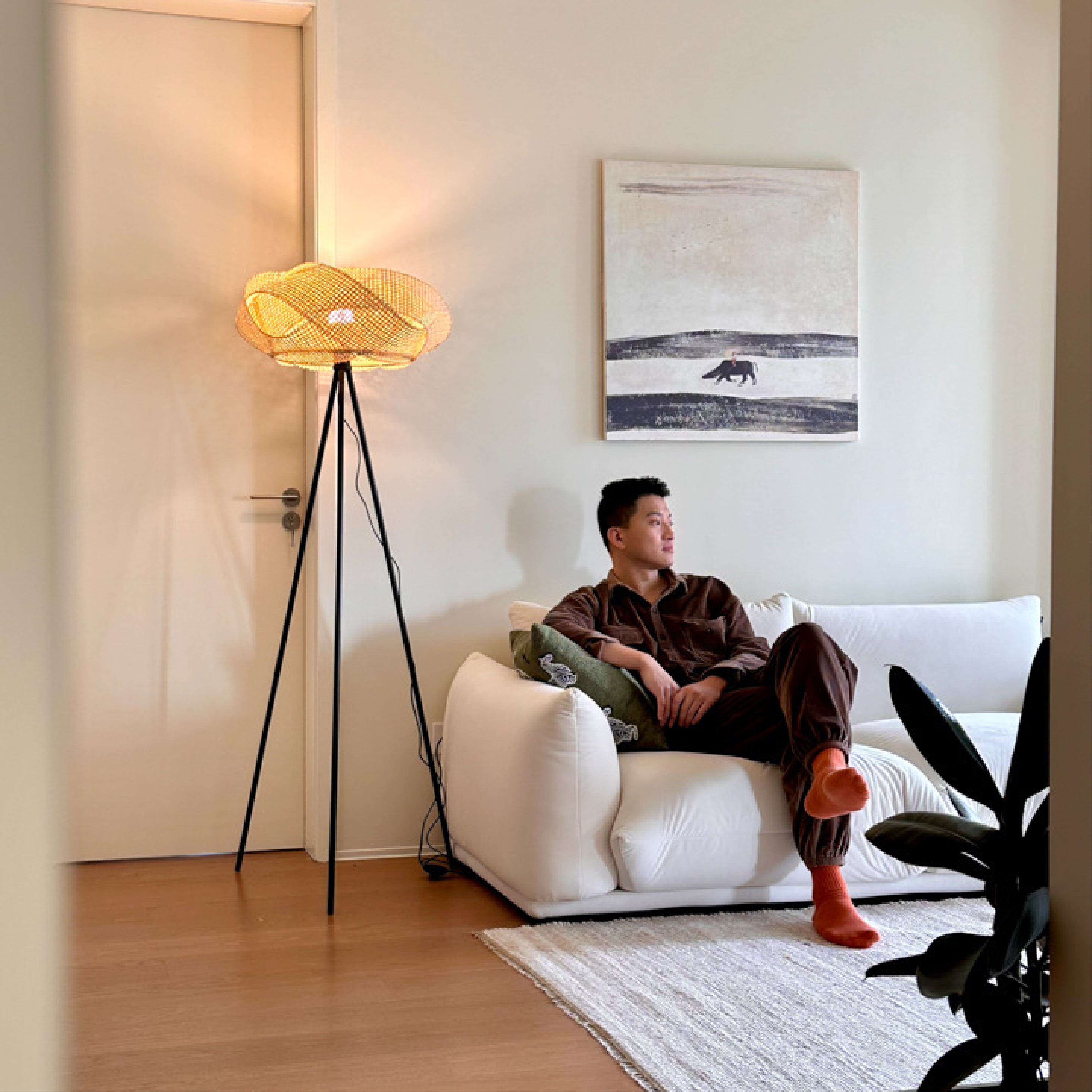 Vintra | Artistic Bamboo Floor Lamp 4