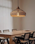Vionel | Vintage Wicker Rattan Hanging Lamp 8