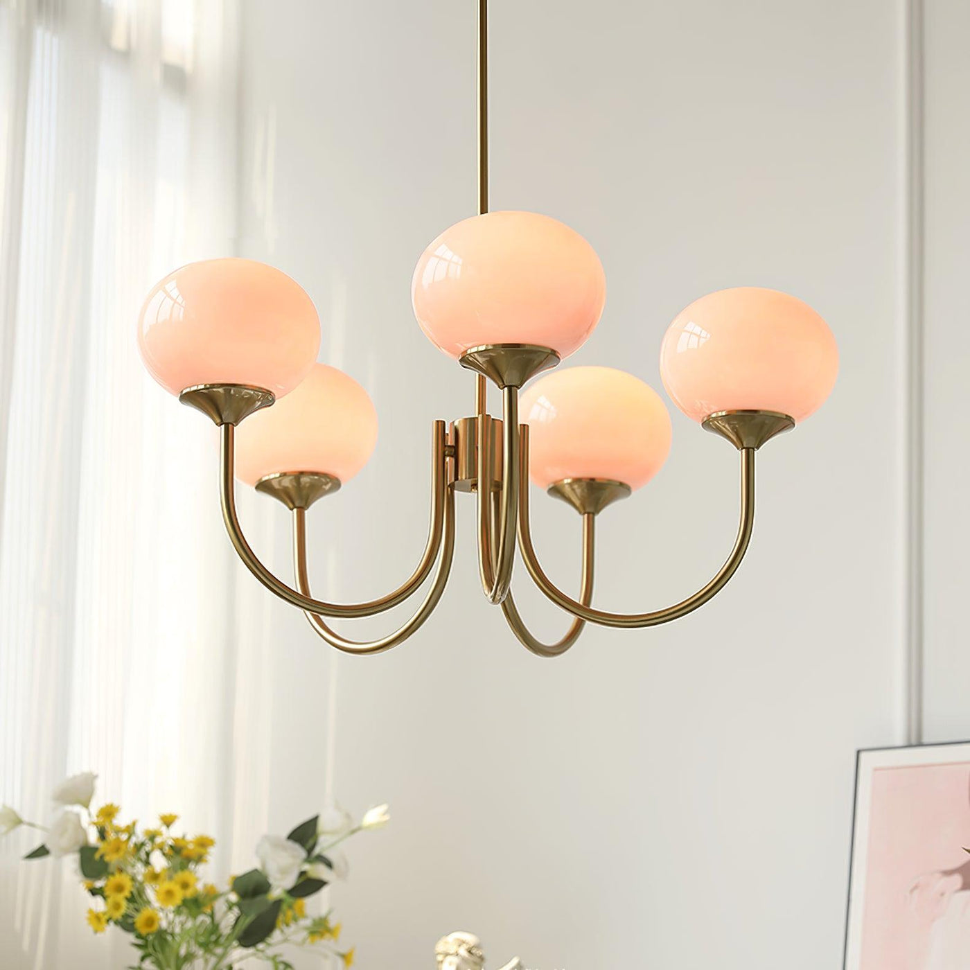 Viora | Timeless Marshmallow Chandelier wiith Sophisticated Elegance 6