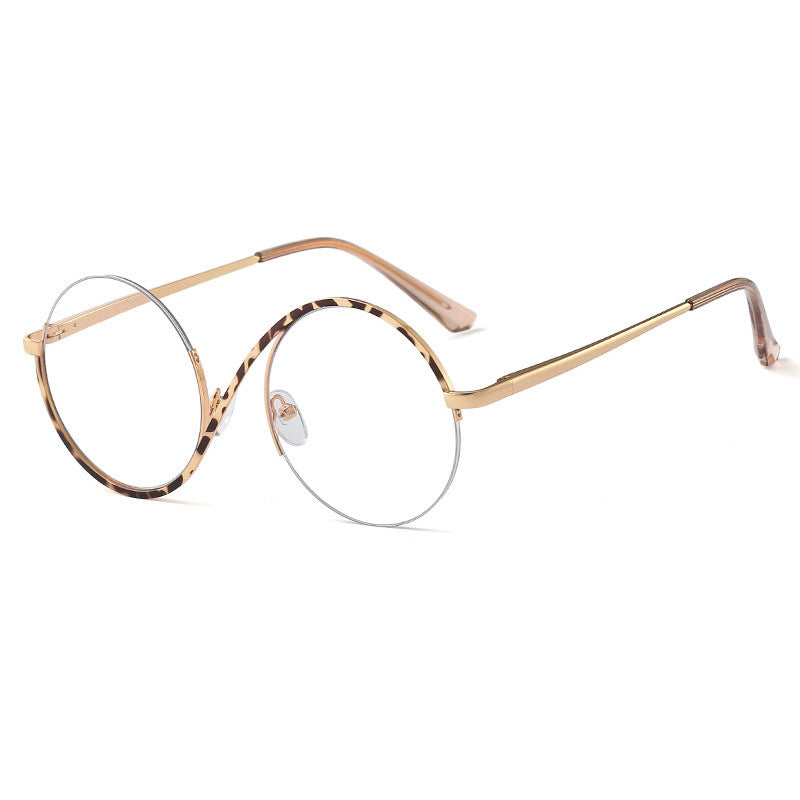 VistaVerve | Cross Semi-Rim Round Eyeglasses for a Smart, Contemporary Look 0