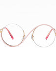 VistaVerve | Cross Semi-Rim Round Eyeglasses for a Smart, Contemporary Look 2