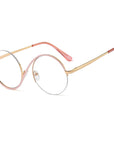 VistaVerve | Cross Semi-Rim Round Eyeglasses for a Smart, Contemporary Look 7