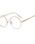 VistaVerve | Cross Semi-Rim Round Eyeglasses for a Smart, Contemporary Look 8