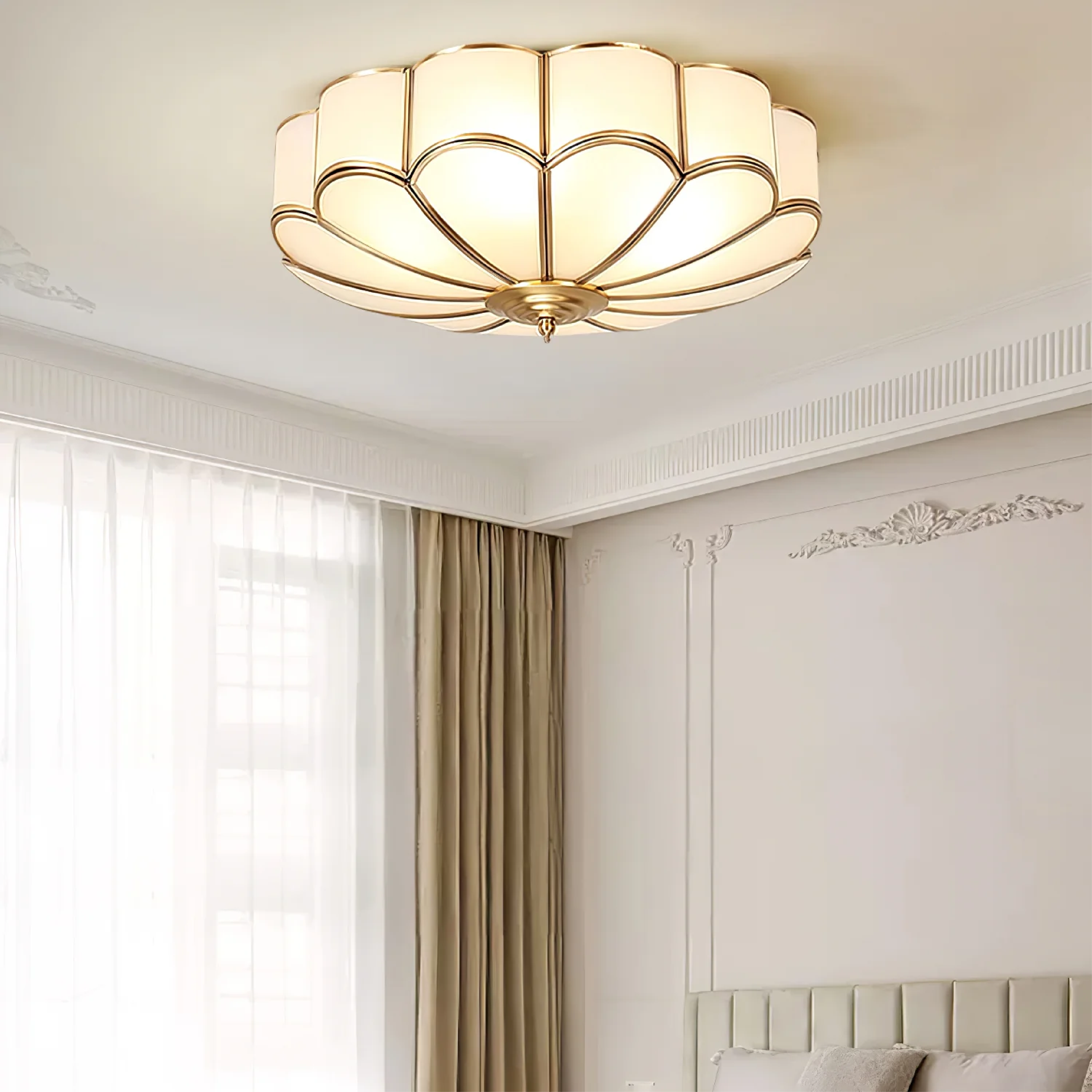 Vitasphere | Sculptural Flower-shaped Glass Ceiling Lamp 4
