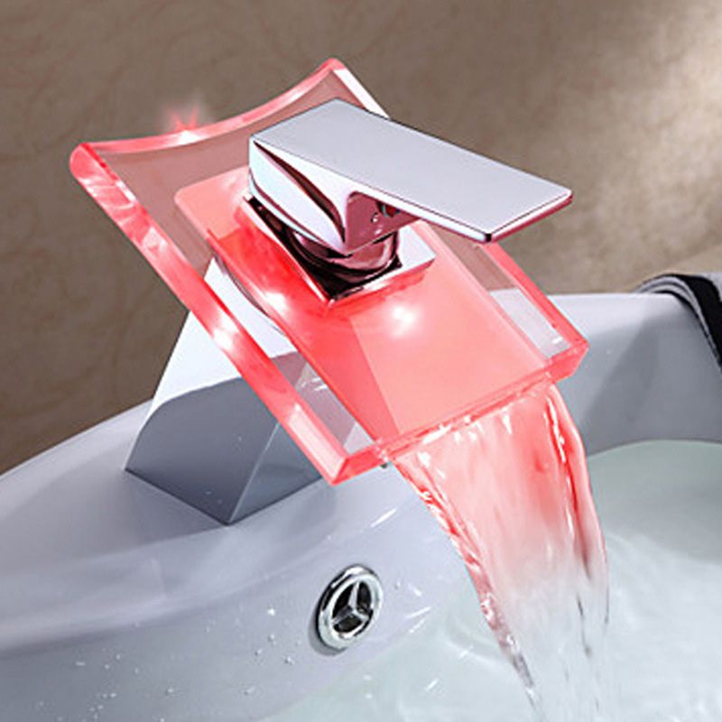 Vivolux | Modern Stylish Copper Basin Mixer with LED Lighting 1