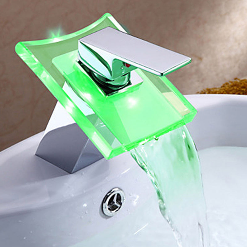 Vivolux | Modern Stylish Copper Basin Mixer with LED Lighting 2