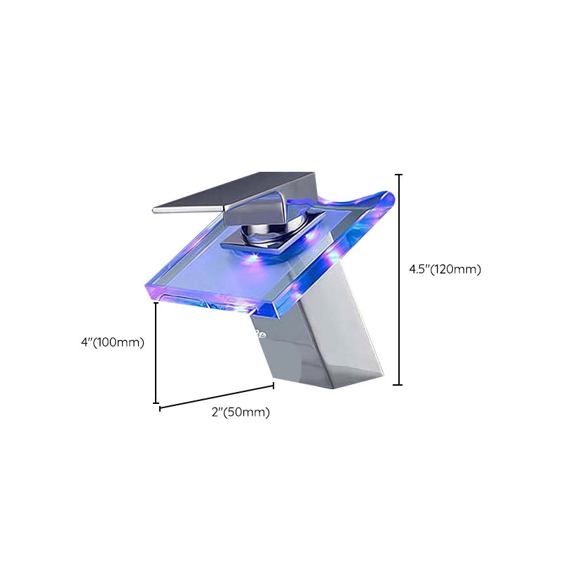 Vivolux | Modern Stylish Copper Basin Mixer with LED Lighting 5