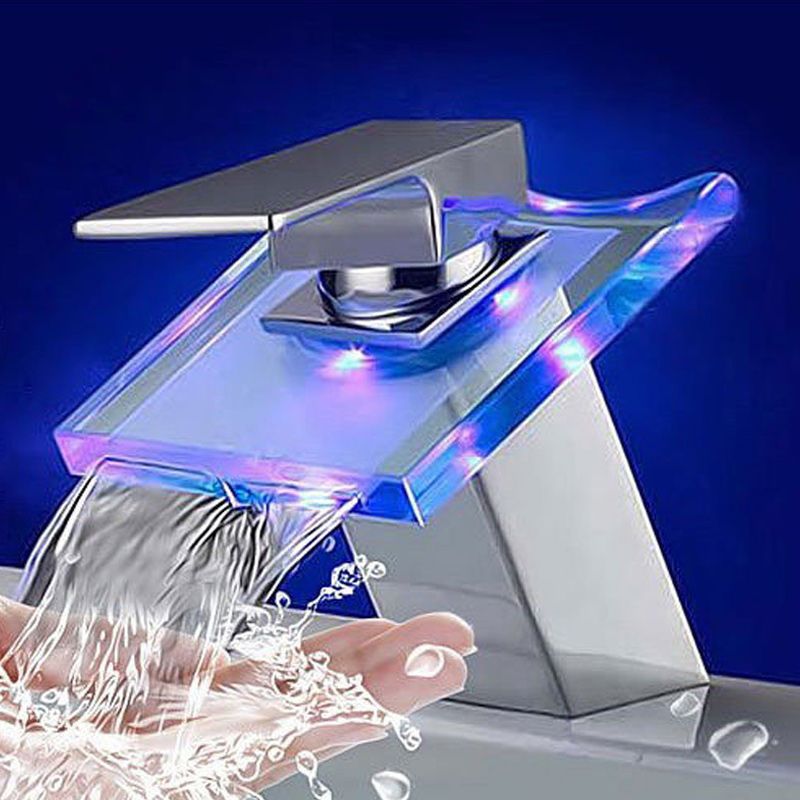 Vivolux | Modern Stylish Copper Basin Mixer with LED Lighting 8