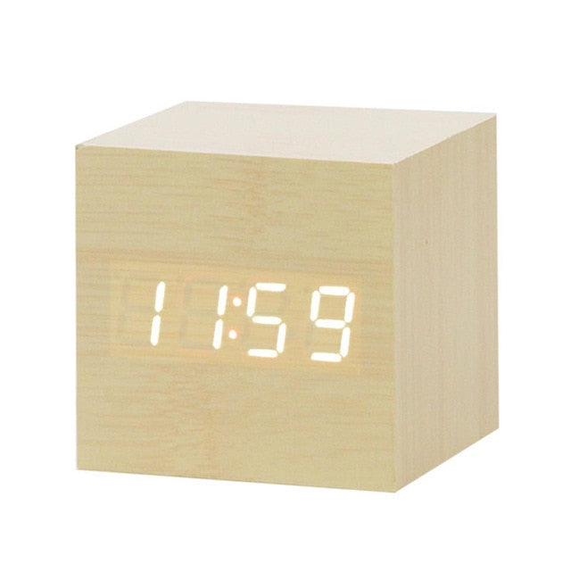 VoiceRise - Nordic Digital LED Alarm Clock 0