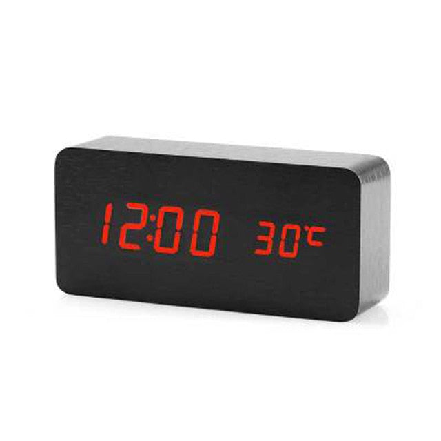 VoiceRise - Nordic Digital LED Alarm Clock 12