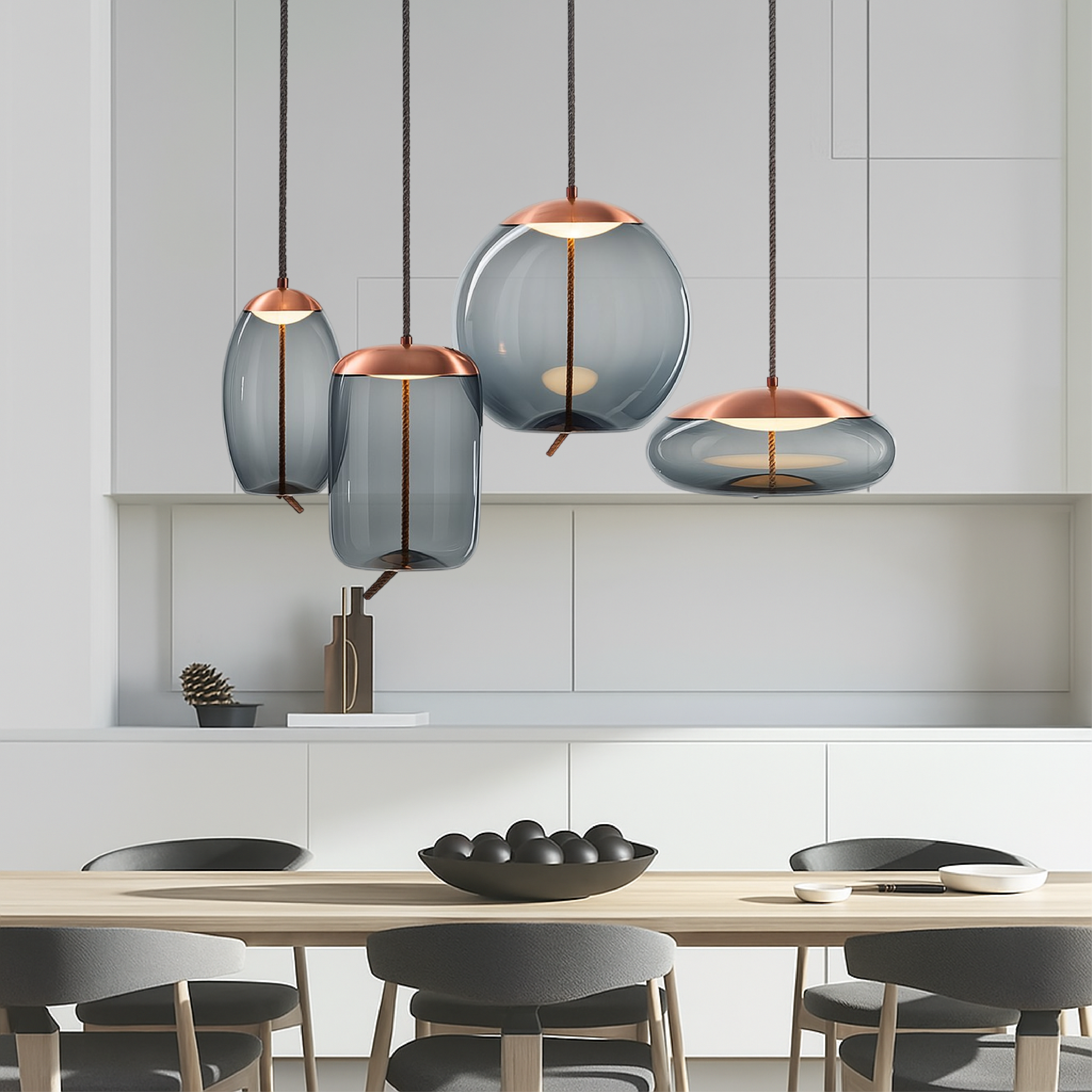 Volith | Hempoire Pendant Lamp Rose Gold 1