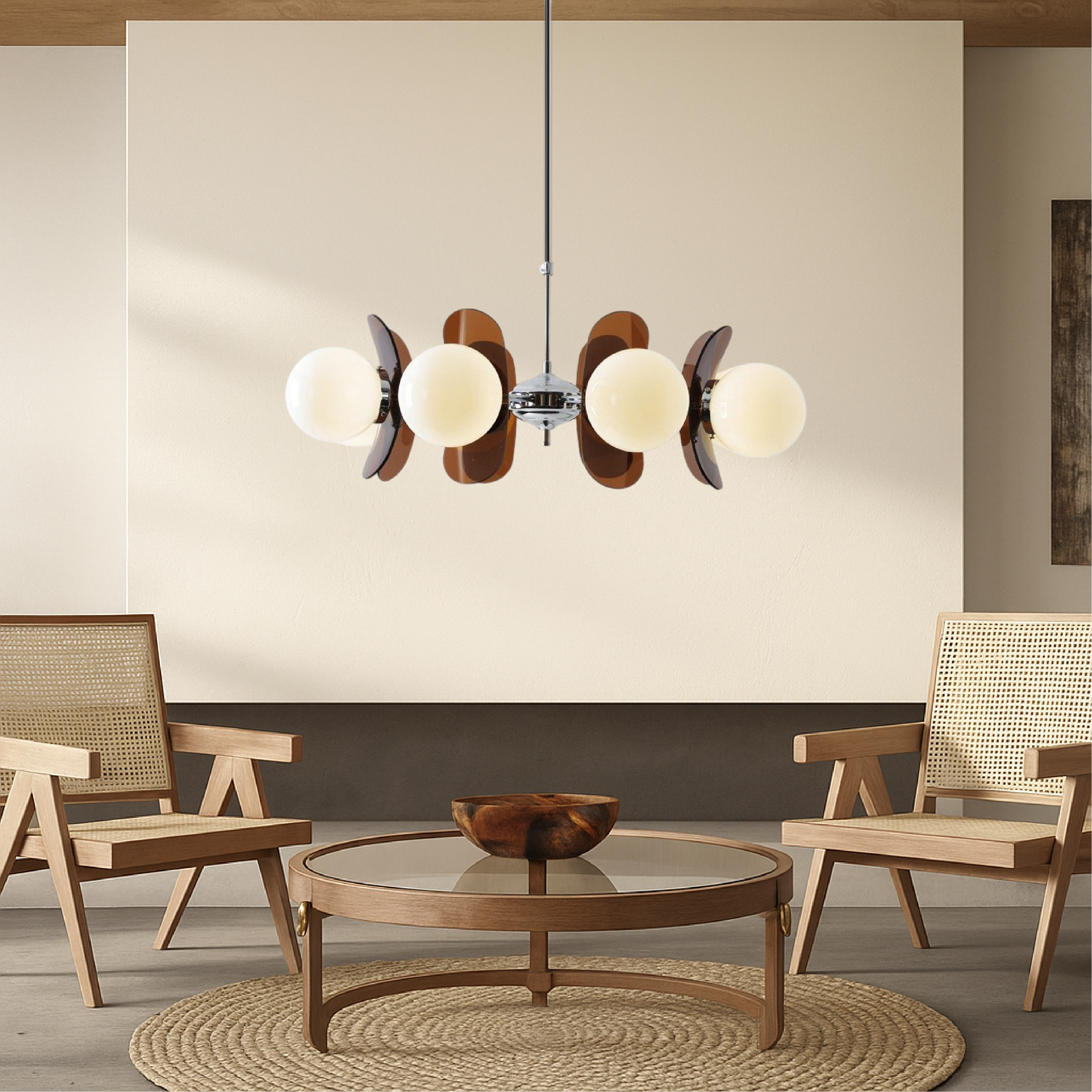 Voltra | Vintage Bauhaus Style Chandelier for Home Interiors 1